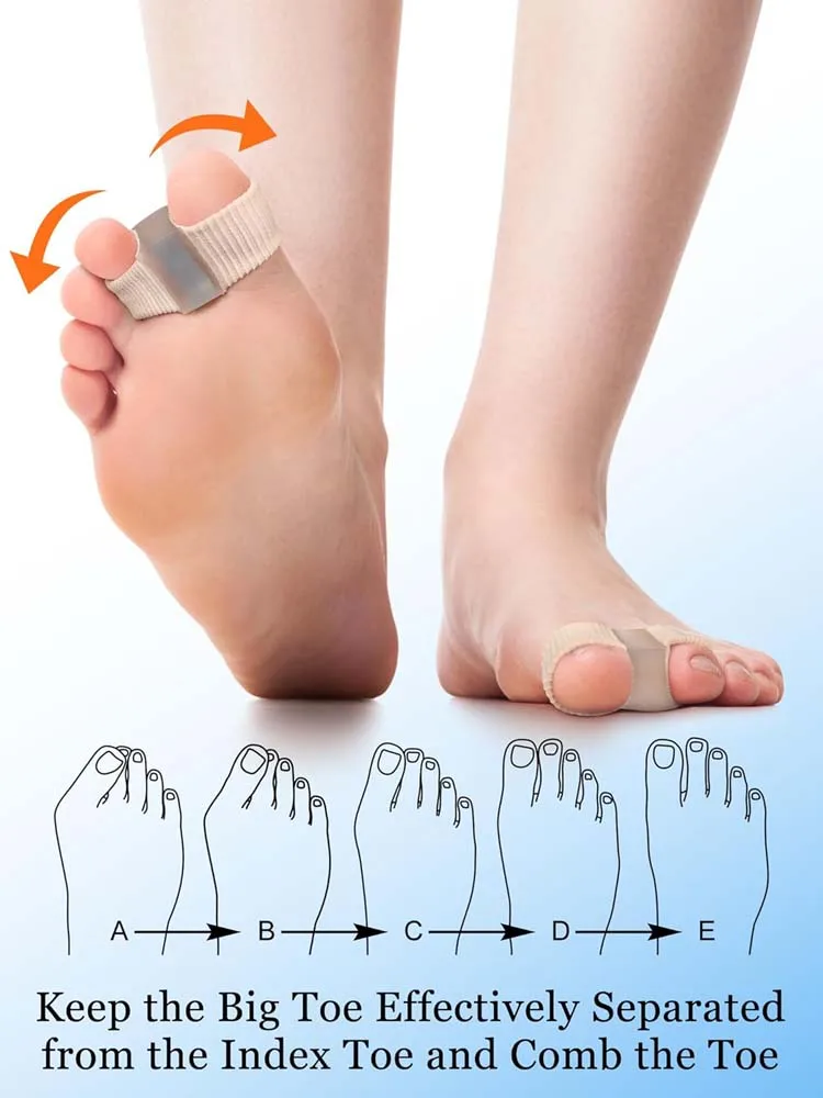 Toe Separators 2-Pack – Bunion Relief & Toe Spacers for Daily Wear - color options