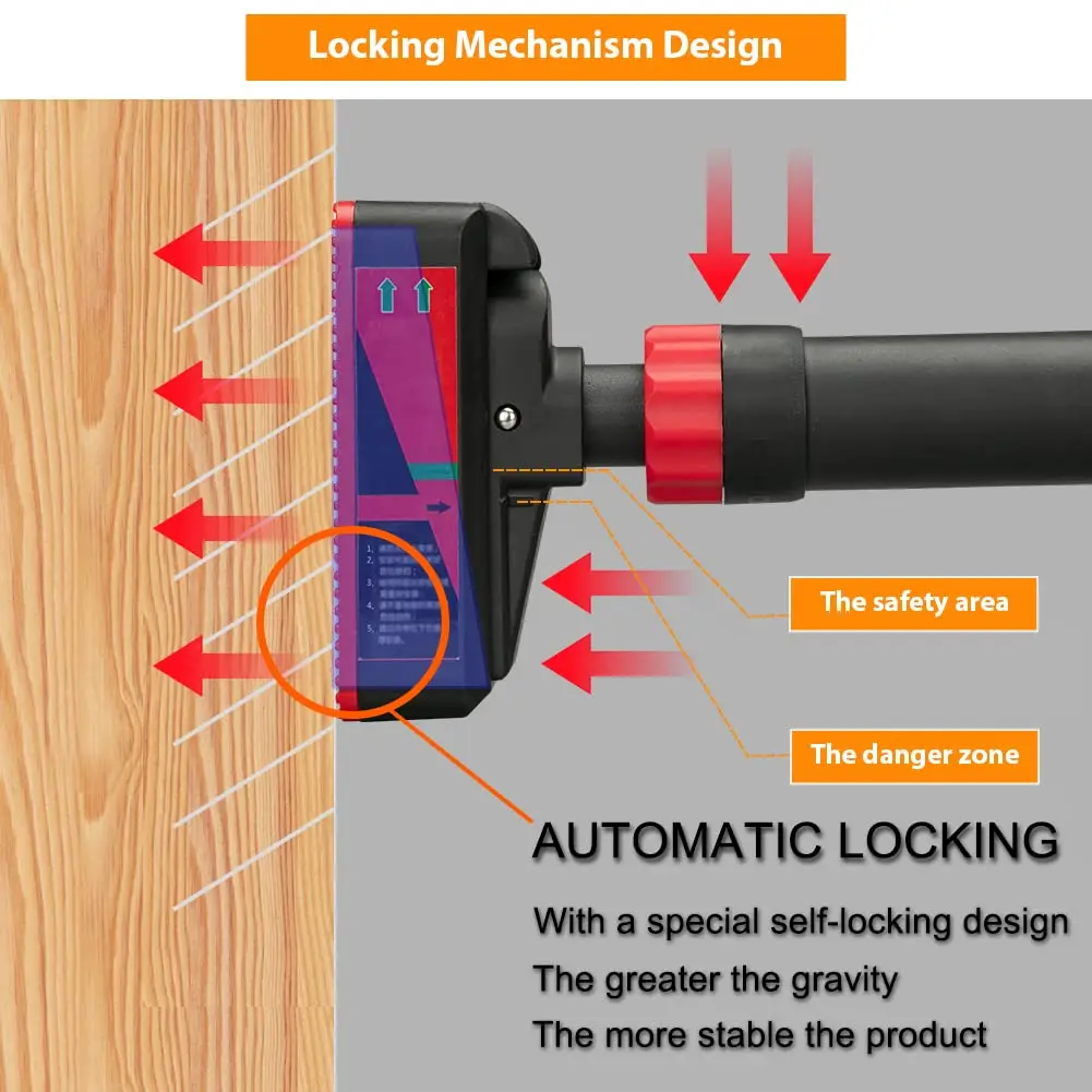 Doorway Pull-Up Bar 440lb – Adjustable Chin-Up Bar with Locking Mechanism - packaging