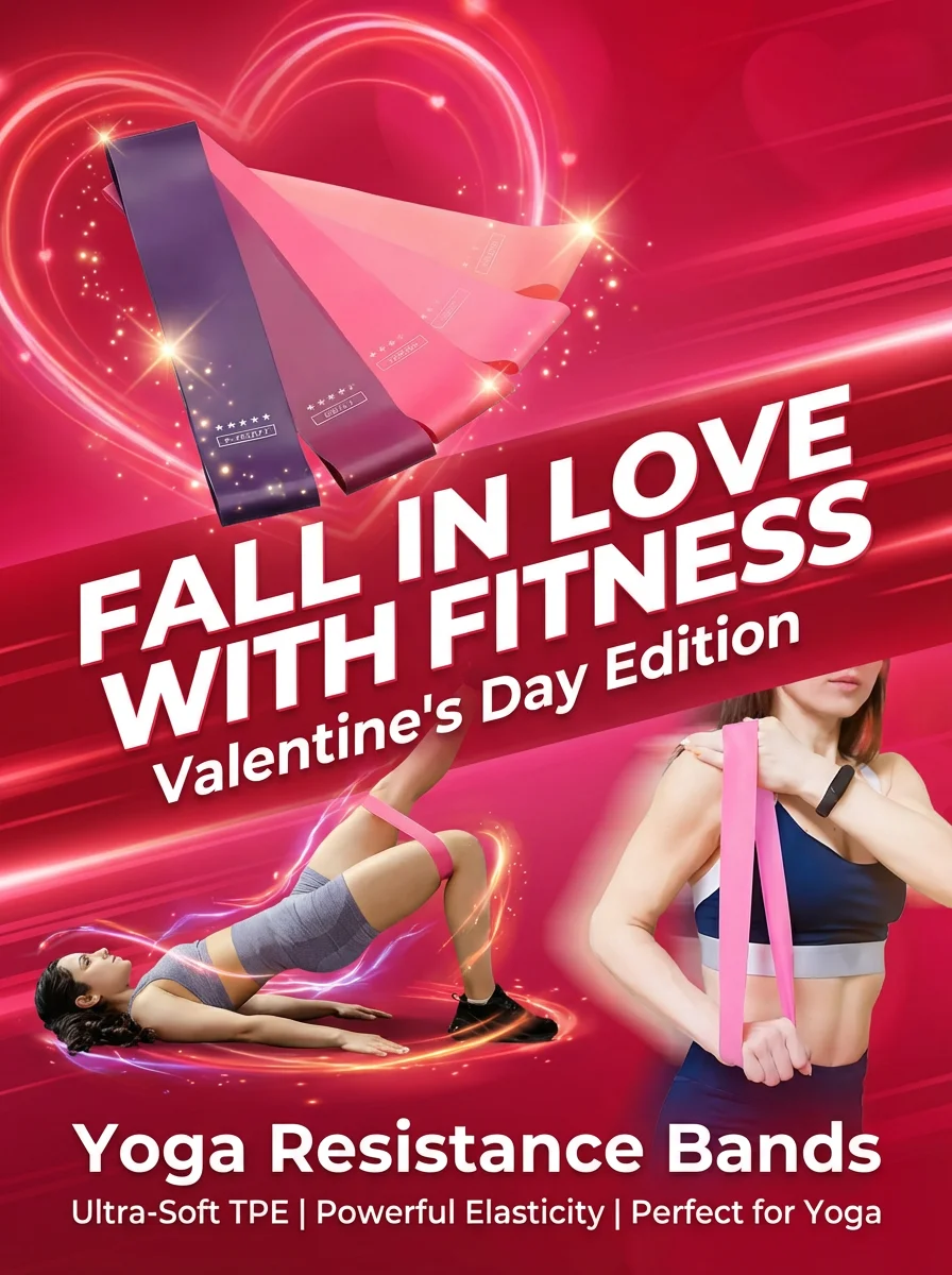 TPE Yoga Resistance Band – High-Elasticity Glute & Squat Band