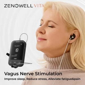 ZenoWell Vita tVNS Device – Ear Vagus Nerve Stimulator for Calm & HRV