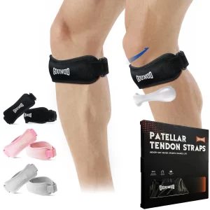 Patella Knee Straps – Adjustable Pair for Running & Knee Pain