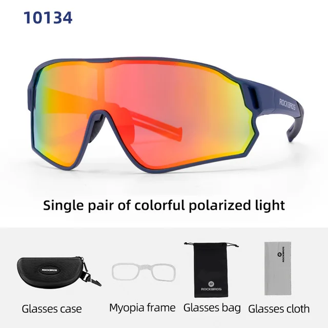 ROCKBROS Polarized Cycling Glasses – UV400 Sports Sunglasses with 5 Lenses - view 12