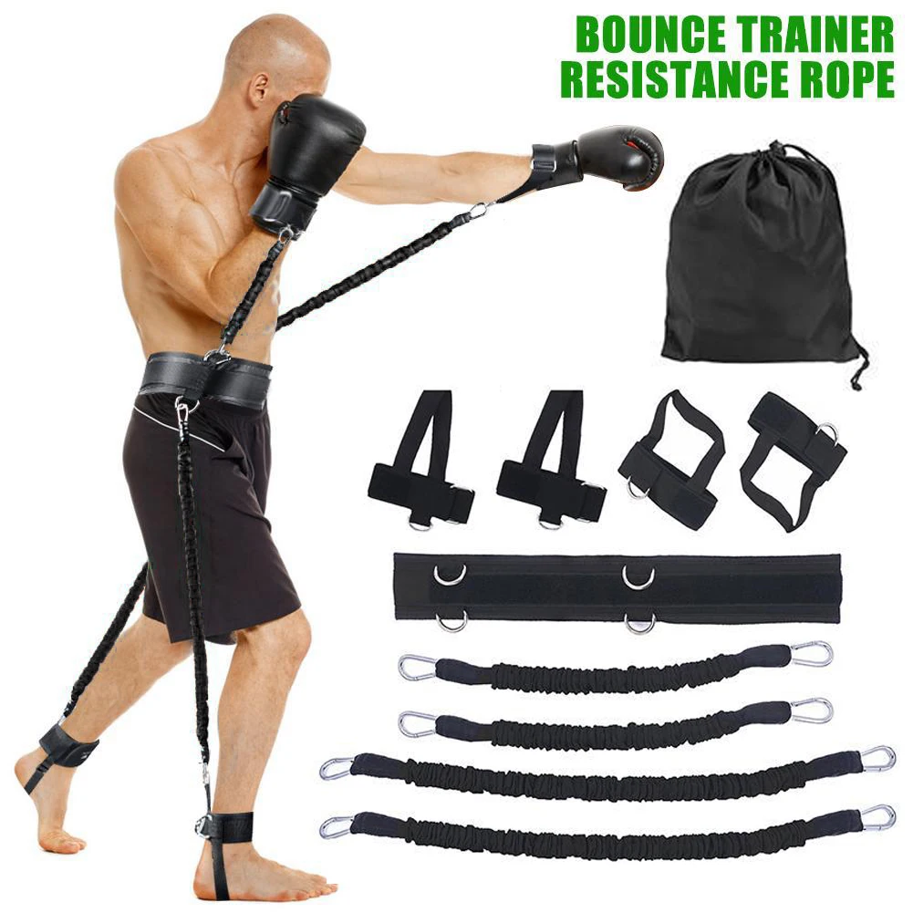 Fitness Boxing Training Resistance Band Set Stretching Strap Exercise Belt For - close-up detail