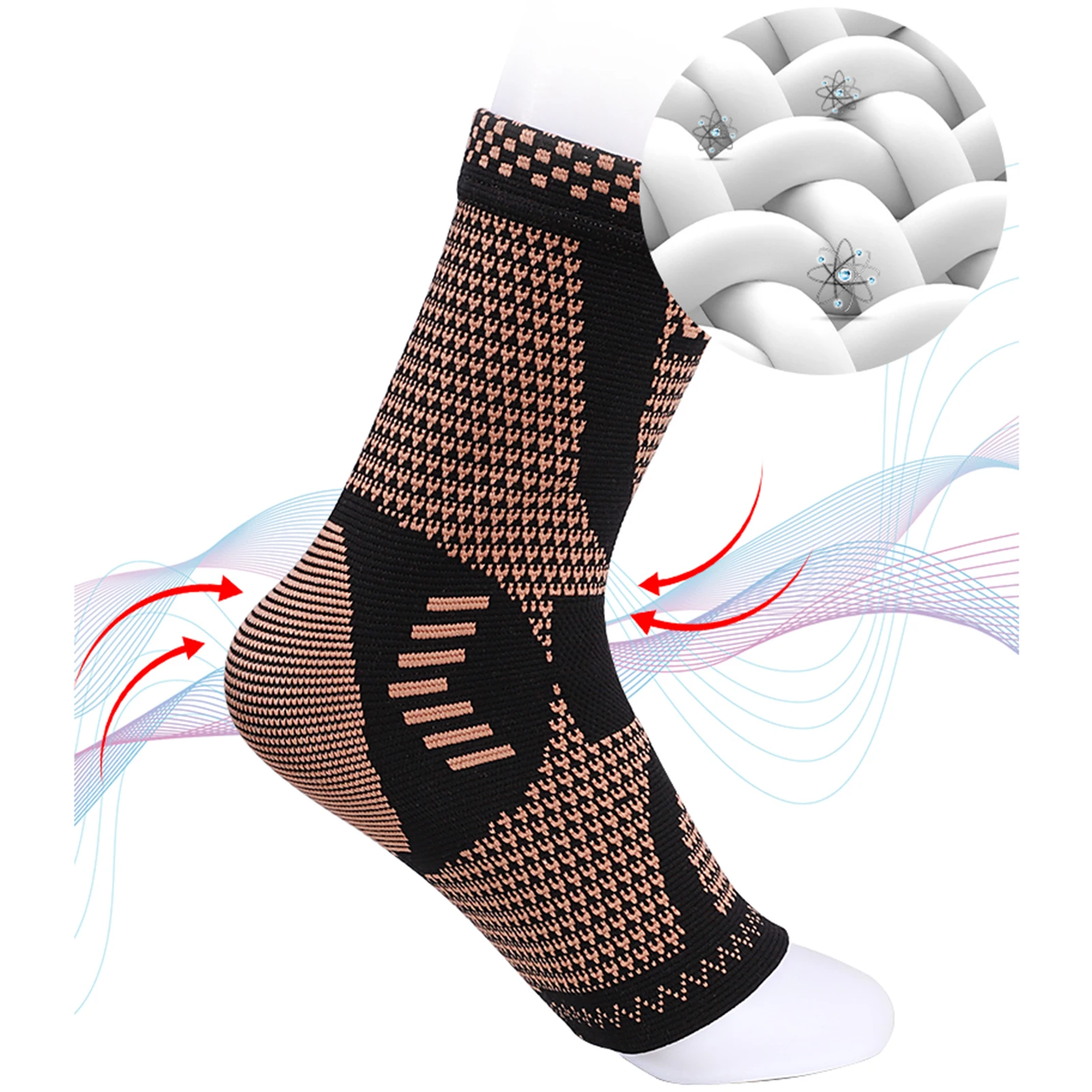 Achilles Ankle Support Strap – Adjustable Tendon Brace - alternate view