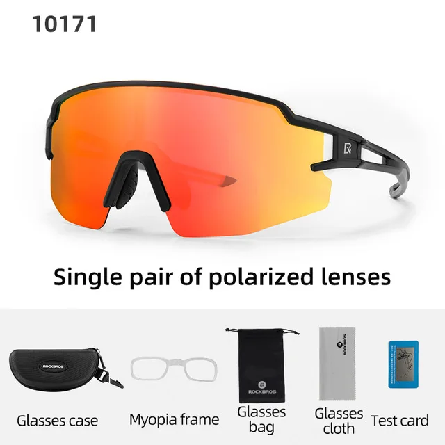 ROCKBROS Polarized Cycling Glasses – UV400 Sports Sunglasses with 5 Lenses - view 13