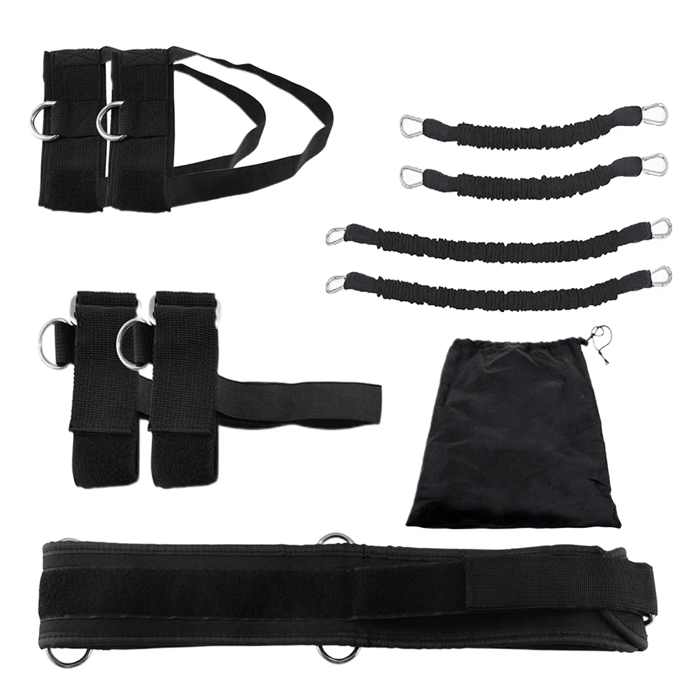 Fitness Boxing Training Resistance Band Set Stretching Strap Exercise Belt For - texture detail