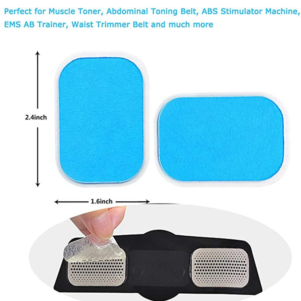 EMS Gel Pads 50pc – Replacement Pads for Abdominal Toning Belts - alternate view