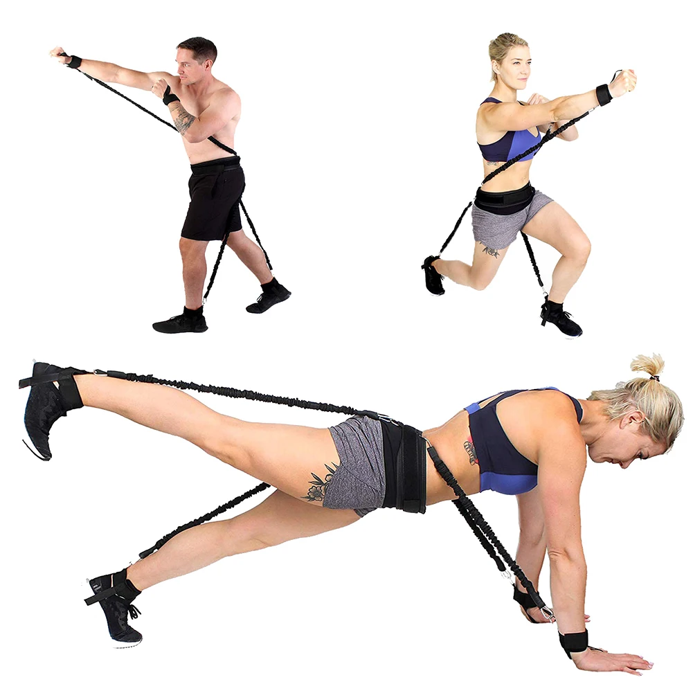 Fitness Boxing Training Resistance Band Set Stretching Strap Exercise Belt For - color options