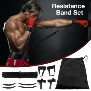 Boxing Resistance Band Set – Stretch Straps for Punch Training