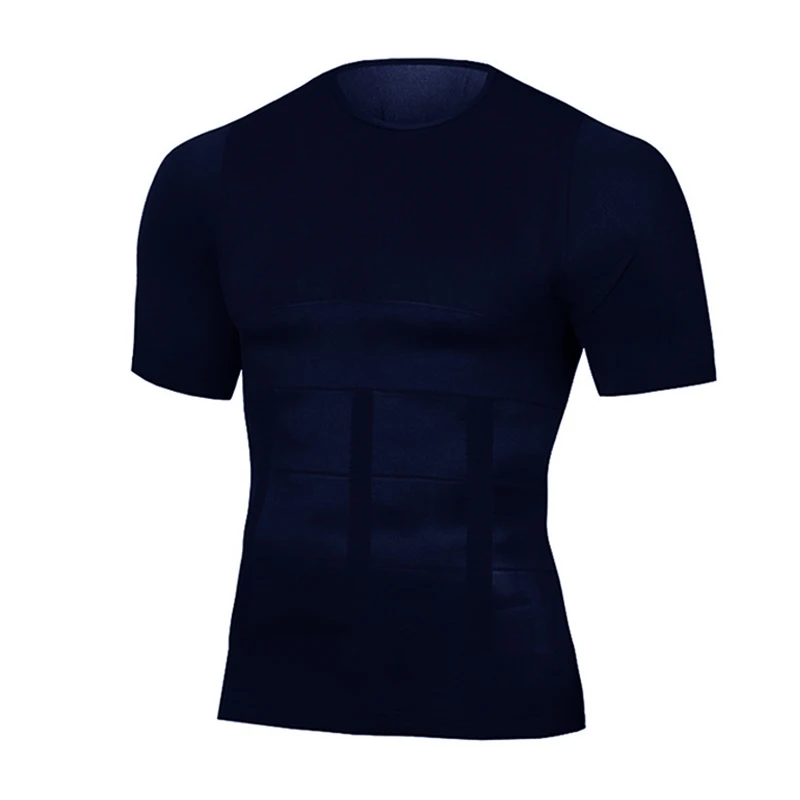 Men's Compression Body Shaper Tee – Posture Cue & Core Support Undershirt - side view