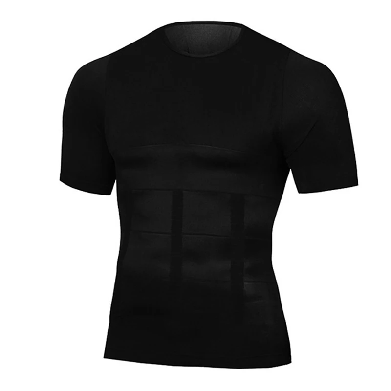 Men's Compression Body Shaper Tee – Posture Cue & Core Support Undershirt - packaging