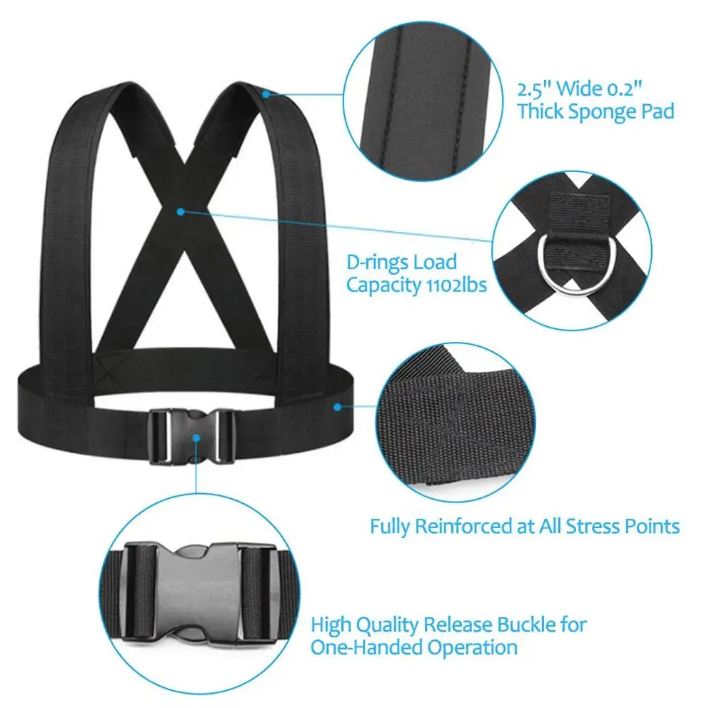 Bungee Resistance Cord Set – Sprint, Lateral & Vertical Jump Speed Training - close-up detail