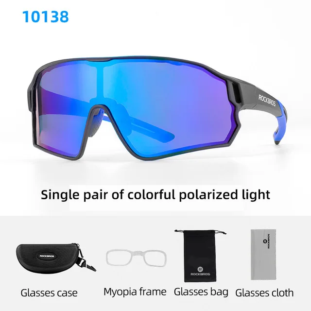 ROCKBROS Polarized Cycling Glasses – UV400 Sports Sunglasses with 5 Lenses - view 14