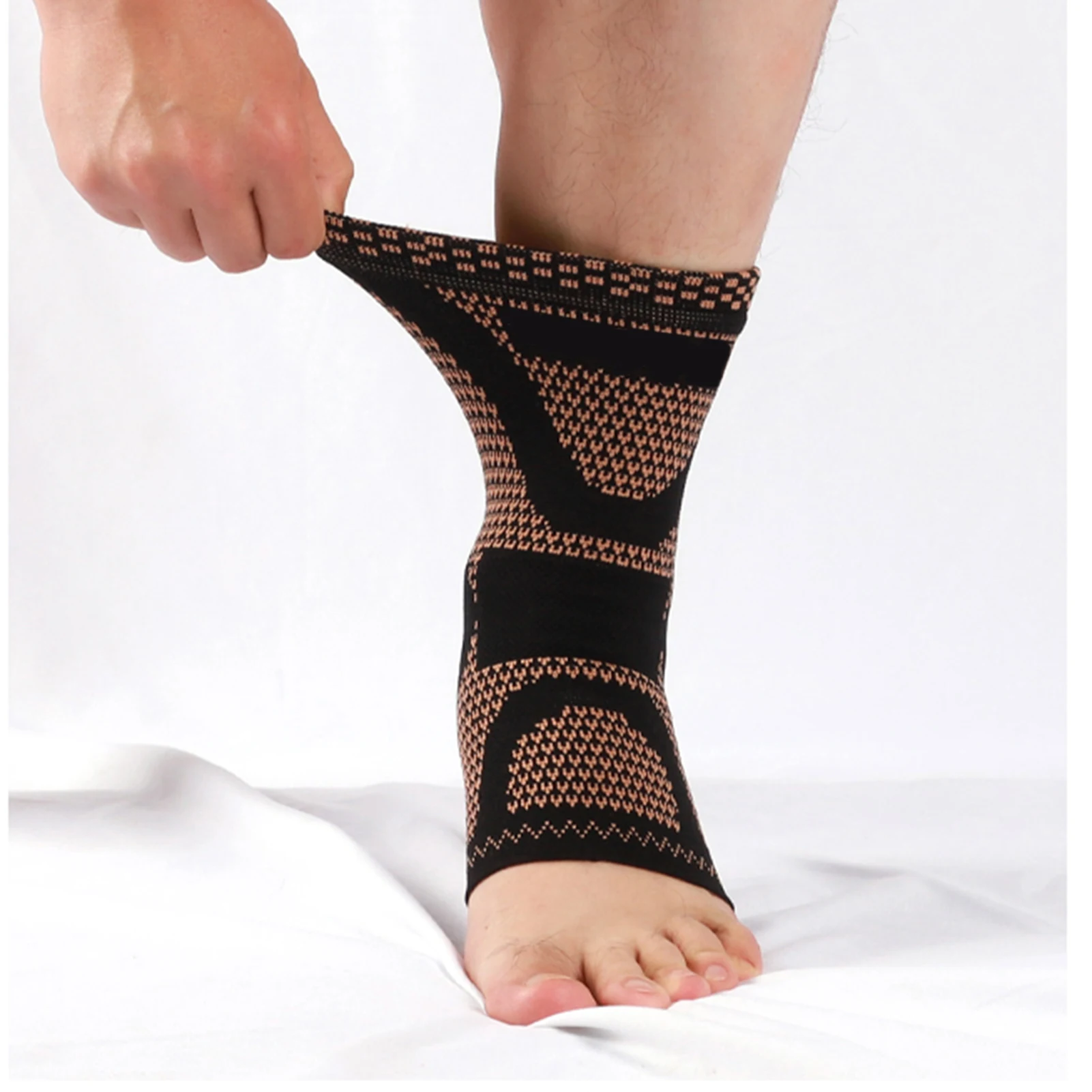 Achilles Ankle Support Strap – Adjustable Tendon Brace - size and dimensions