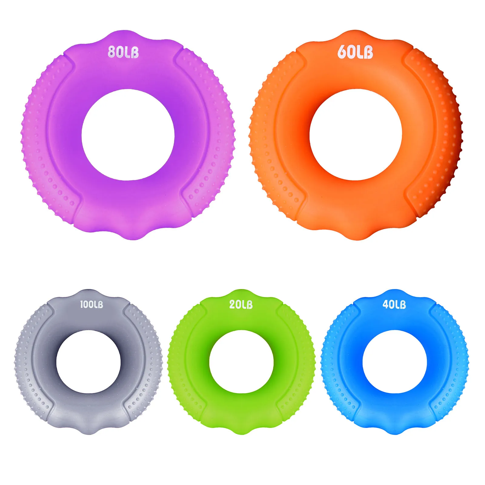 Silicone Hand Gripper – Adjustable Grip Ring for Finger Strength