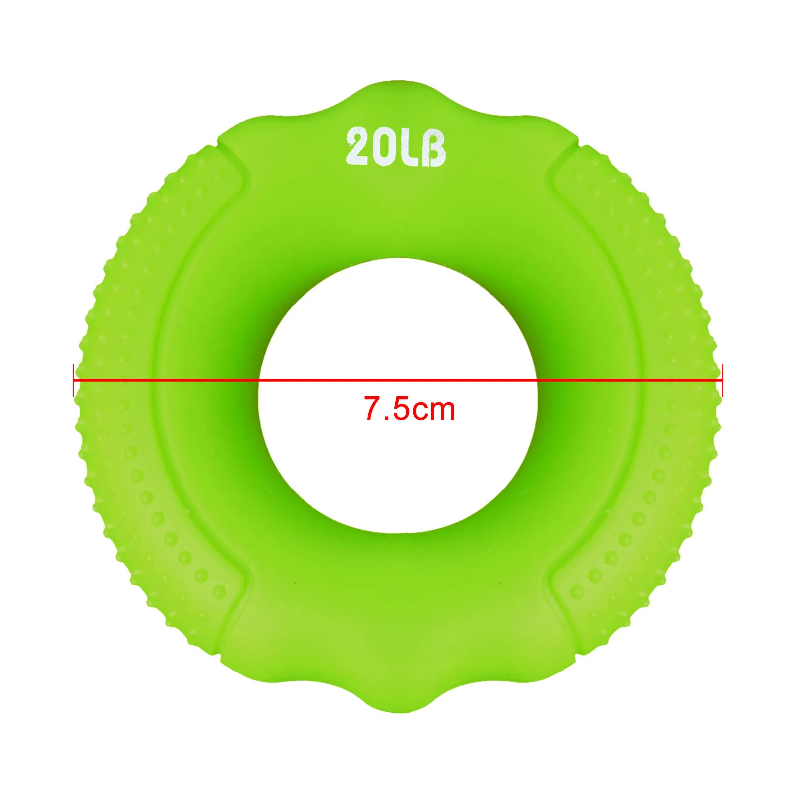 Silicone Hand Gripper – Adjustable Grip Ring for Finger Strength - close-up detail