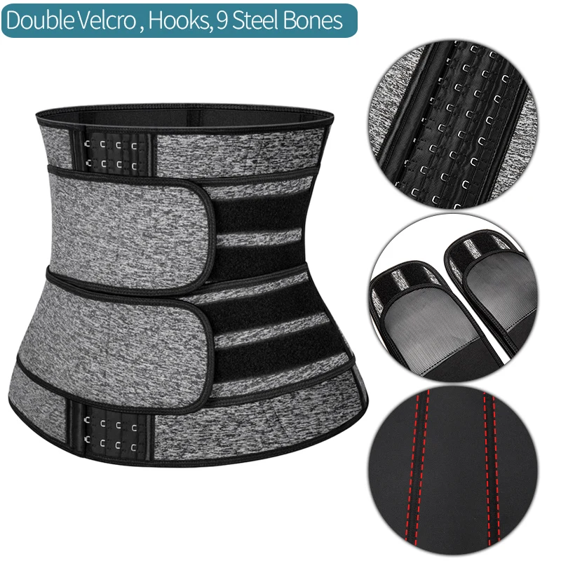 Neoprene Waist Trainer Sweat Belt – Core Compression & Workout Support - view 12