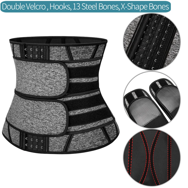 Neoprene Waist Trainer Sweat Belt – Core Compression & Workout Support - view 14