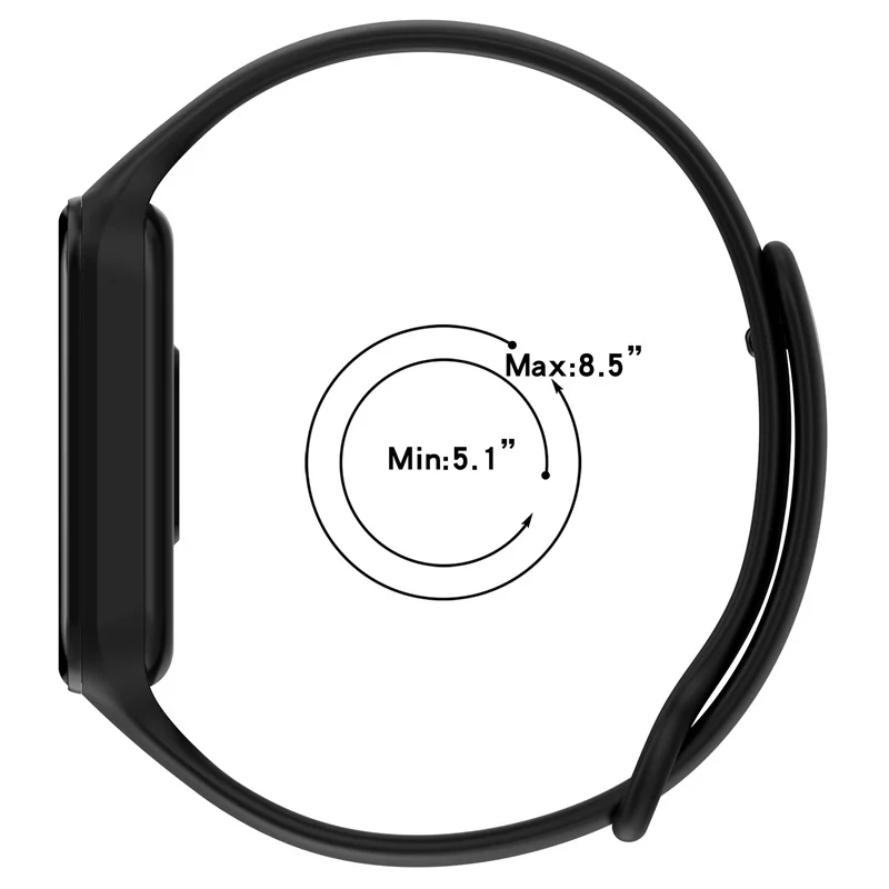 Silicone Strap For xiaomi Band 8 active Replacement Sport wristband correa - color options