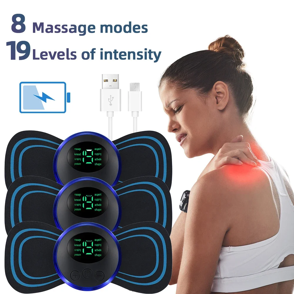 Electric Neck Massager – EMS Muscle Stimulator for Neck & Shoulders