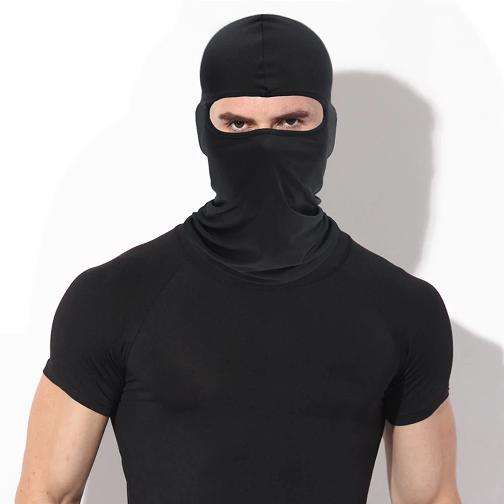 UPF 50+ Cycling Face Mask – Ice Silk Balaclava & Helmet Liner