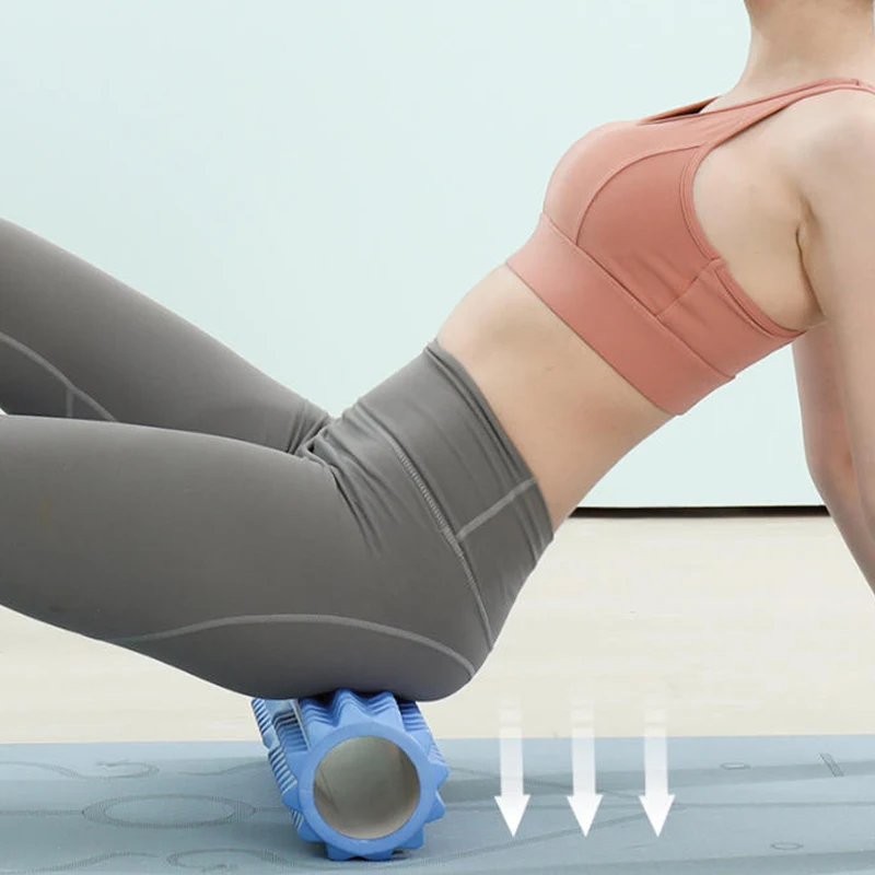 New Yoga Column Roller Fitness Equipment EVA Foam Pilates Block Gym - alternate view