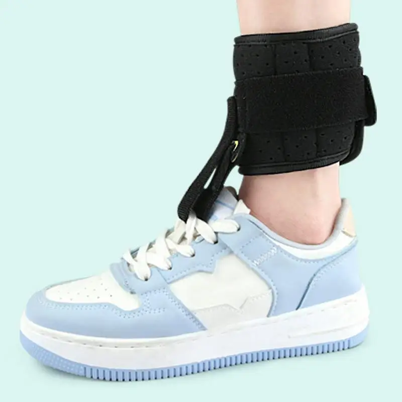 Drop Foot Braces Children Soft Brace Ankle Stabilizer Adjustable Arch Support - in use