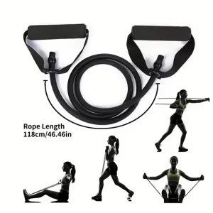 Resistance Bands Set – 4 Levels with Handles, Door Anchor & Carry Bag