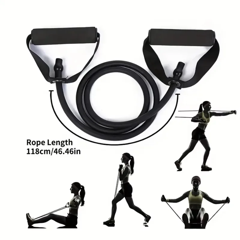 Resistance Bands Set – 4 Levels with Handles, Door Anchor & Carry Bag