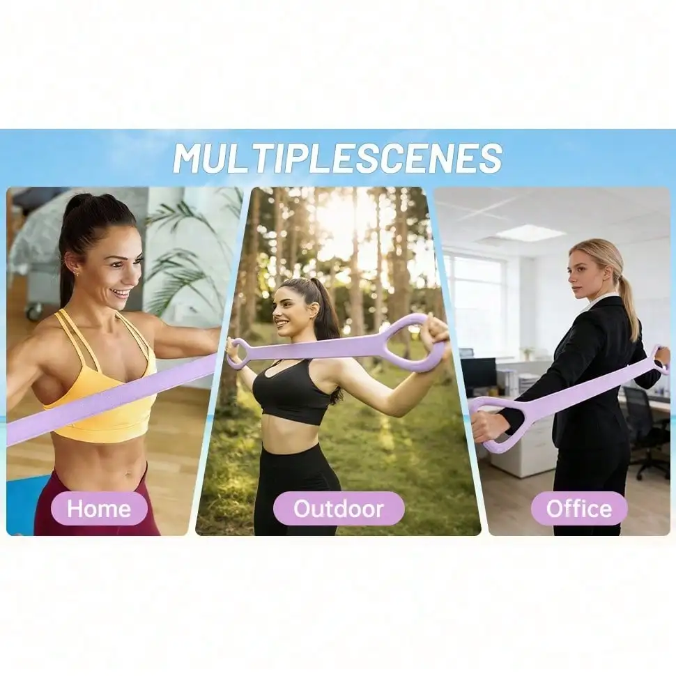 Figure-8 Resistance Band – Portable Chest & Arm Exercise Band - alternate view