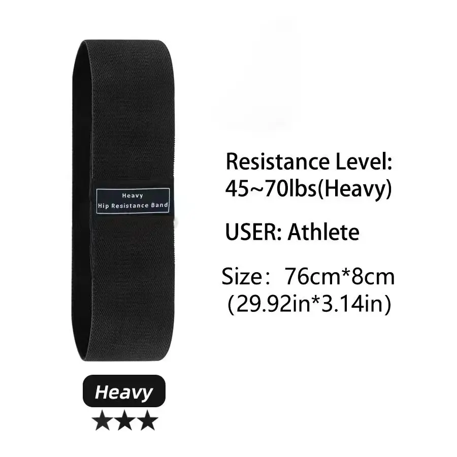 Fabric Booty Bands – Non-Slip Hip & Glute Resistance Bands - packaging