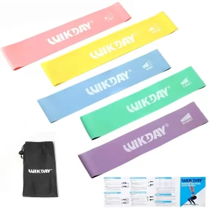 Resistance Loop Bands Set of 5 – Light to Extra Heavy Workout Bands