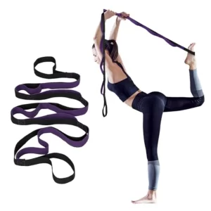 10-Loop Yoga Strap – Stretching Strap with Individual Loops