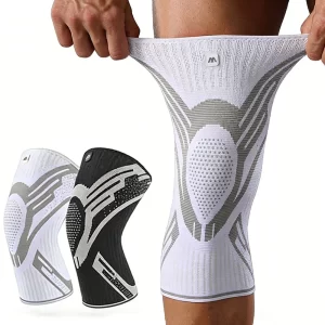 Compression Knee Sleeve with Spring Stabilisers – Breathable Sports Brace
