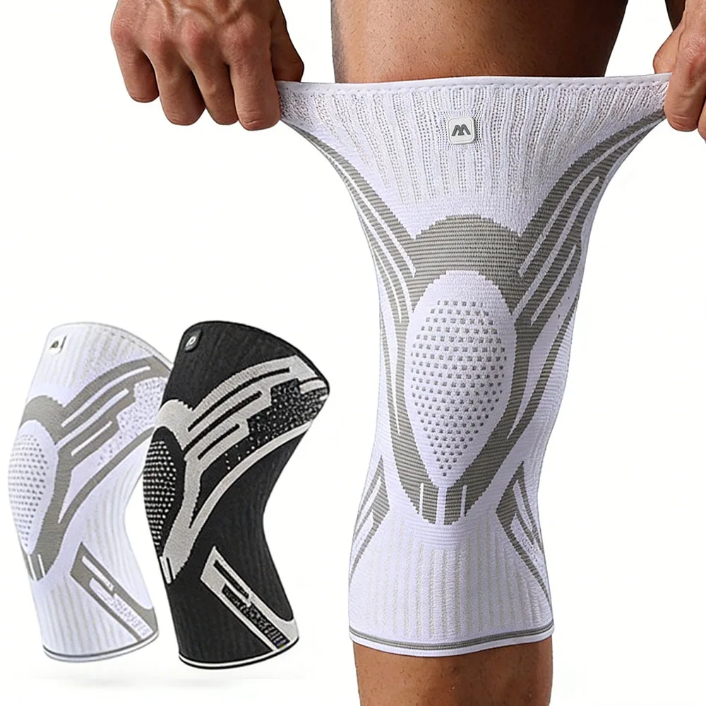 Compression Knee Sleeve with Spring Stabilisers – Breathable Sports Brace