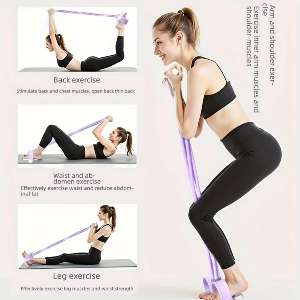 21-Piece Resistance Band Set with Foot Pedal & Ankle Straps – Home Gym Kit - color options