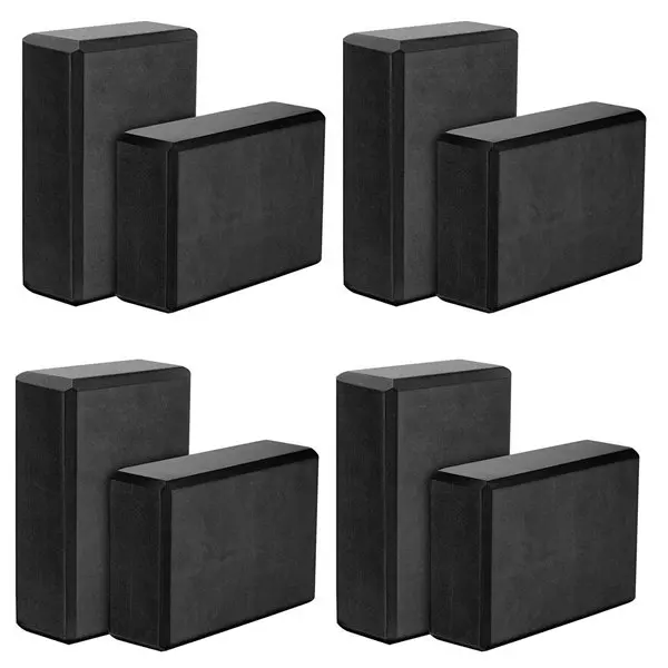 Yoga Blocks 2 Pack 23X15X7.6Cm High Density EVA Foam Block Exercise - packaging