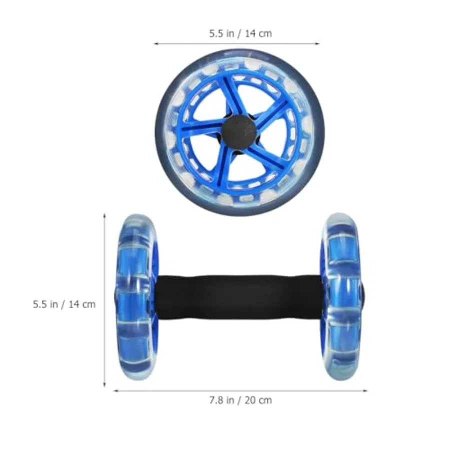 Dual-Wheel Ab Roller – Stable Core Trainer with Non-Slip Handles (2 Pack) - color options