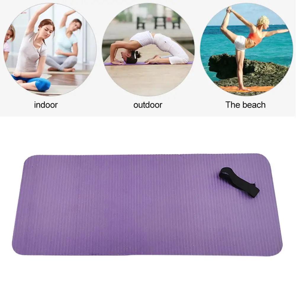 Yoga Knee Pad 15mm – Extra Thick TPE Cushion for Knees, Elbows & Wrists - close-up detail