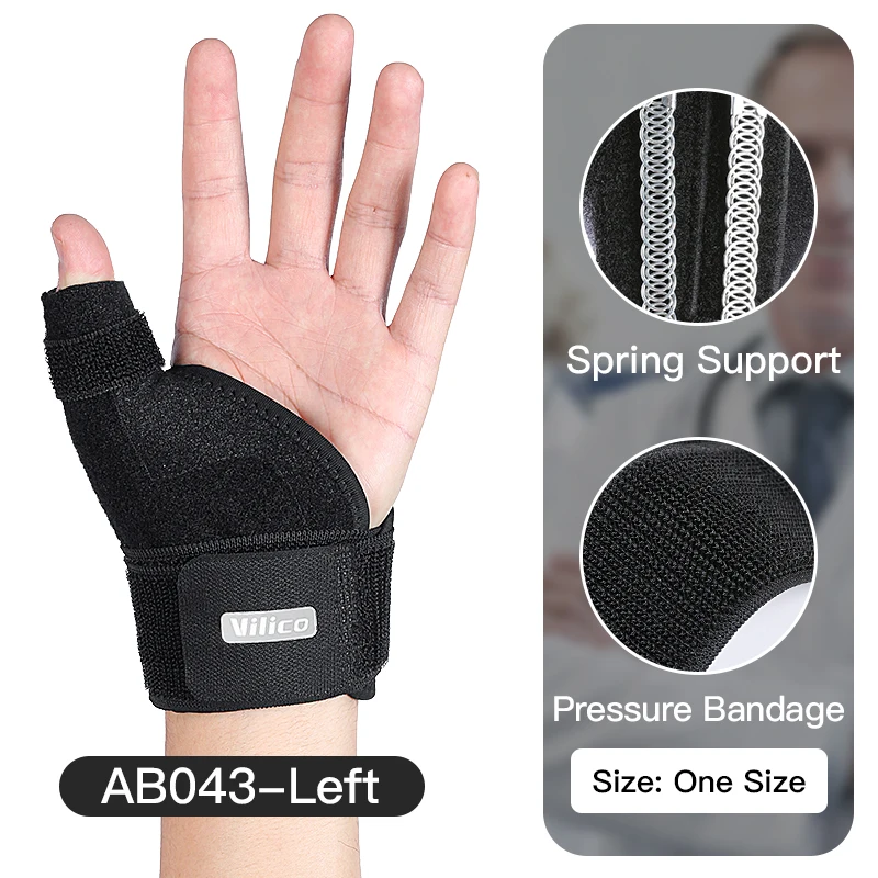 Wrist & Thumb Support Brace – Flexible Splint for De Quervain's & Sprains - texture detail