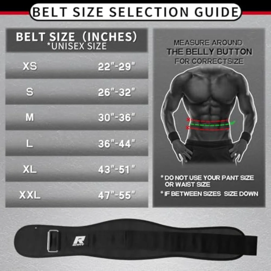 6-Inch Weight Lifting Belt – Squat, Deadlift & Overhead Support Belt - in use