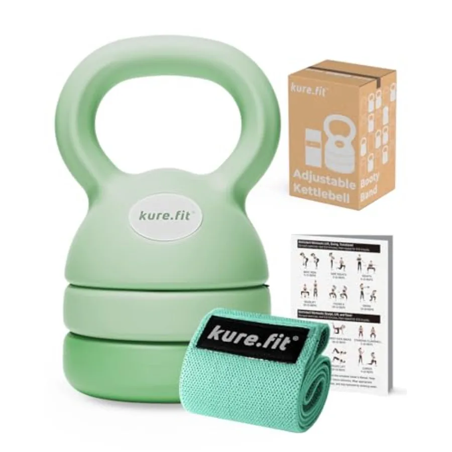 Adjustable Kettlebell – Cast Iron, Space-Saving Home Gym Weight