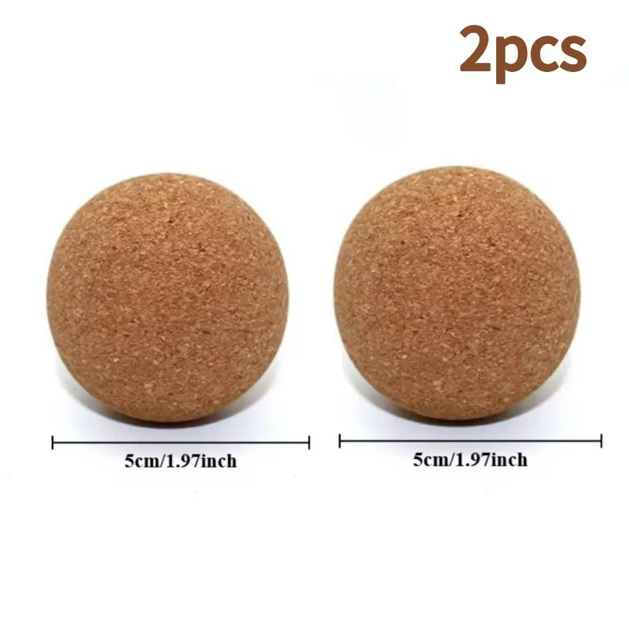 Cork Massage Balls 2-Pack – Trigger Point Release for Back & Shoulders - detail view