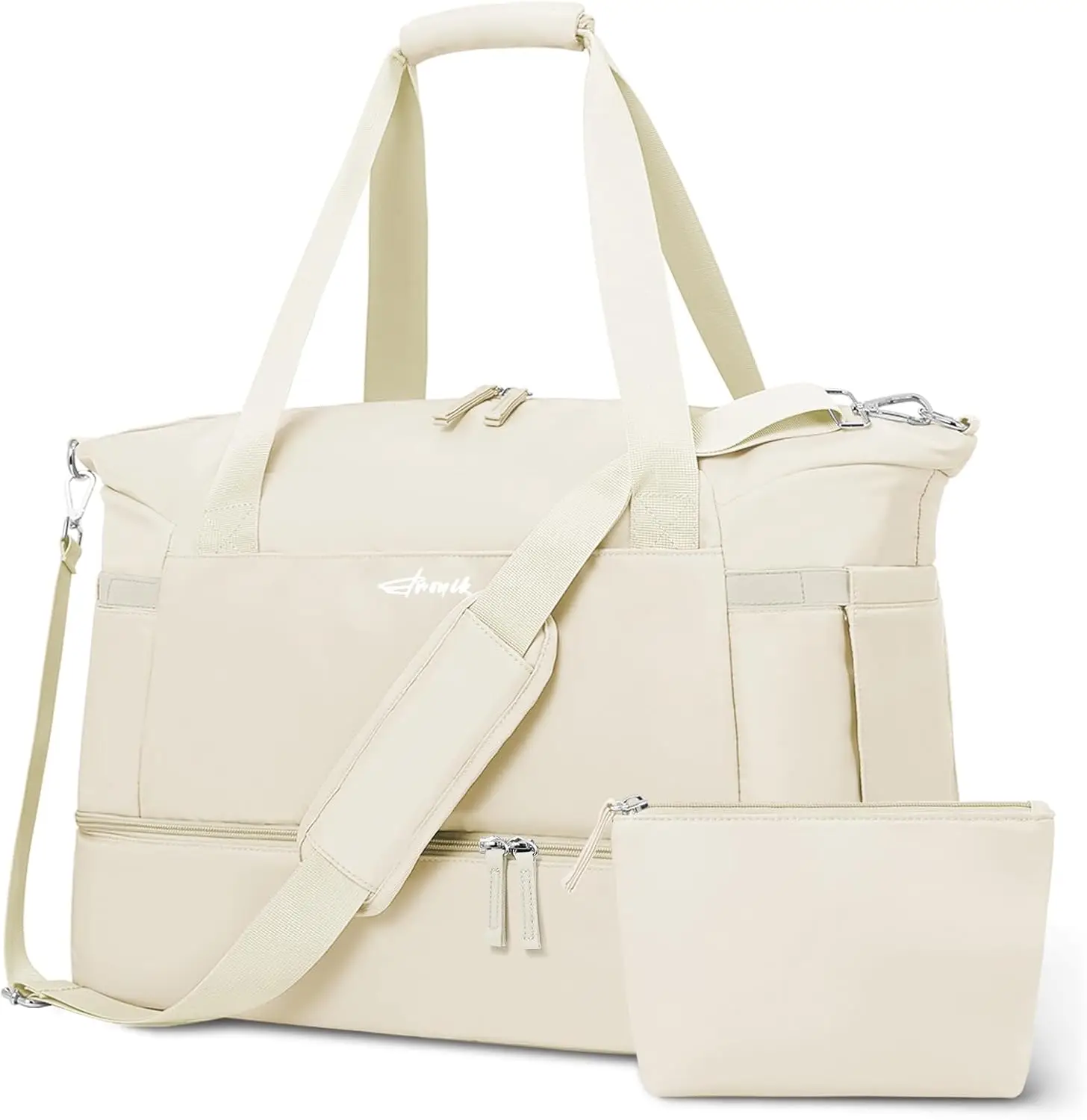 Women's Gym Bag – Travel Duffel with Shoe Compartment & Wet Pocket