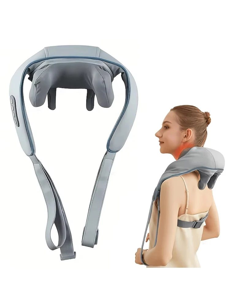 Shiatsu Neck & Shoulder Massager – Cordless, Heated, Kneading - packaging