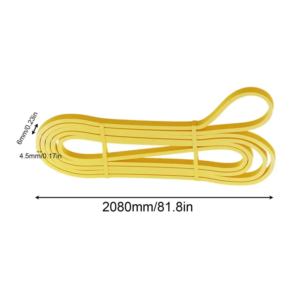 Elastic Workout Resistance Bands – Stretch Bands for Home Training - side view