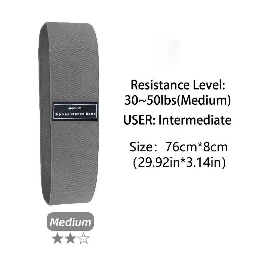 Fabric Booty Bands – Non-Slip Hip & Glute Resistance Bands - texture detail
