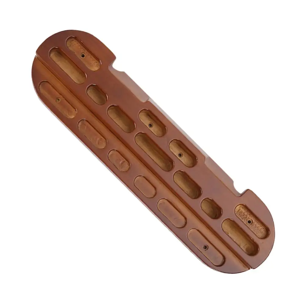 Wooden Climbing Hangboard – Non-Slip Fingerboard Grip Strength Trainer - side view