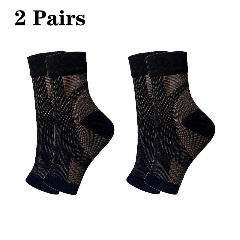 Foot Compression Sleeves – Graduated Circulation Socks for Swelling & Fatigue - view 12