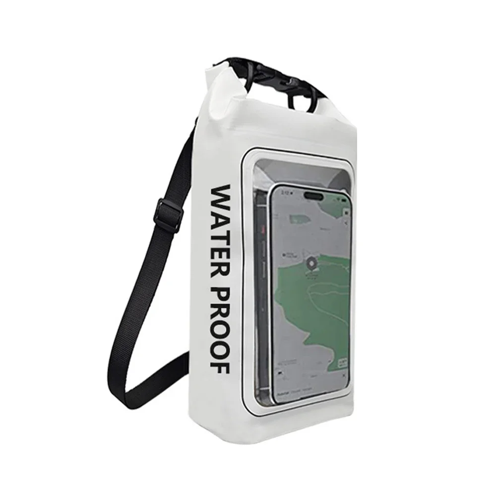Waterproof Marine Dry Bag 2L / 5L – Roll-Top PVC Bag for Kayaking, Surf & Beach - texture detail